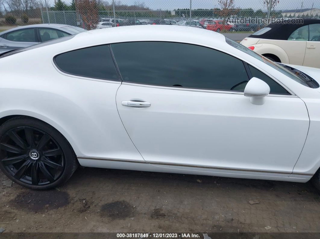 2007 Bentley Continental Gt White vin: SCBCR73W97C041654