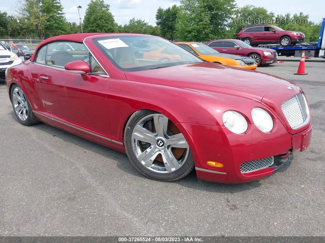 2007 Bentley Continental Gt   Red vin: SCBDR33W07C044178