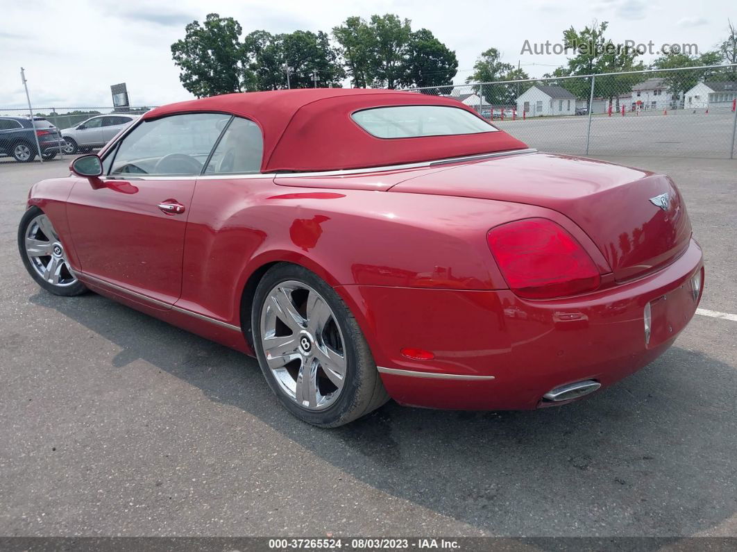 2007 Bentley Continental Gt   Red vin: SCBDR33W07C044178