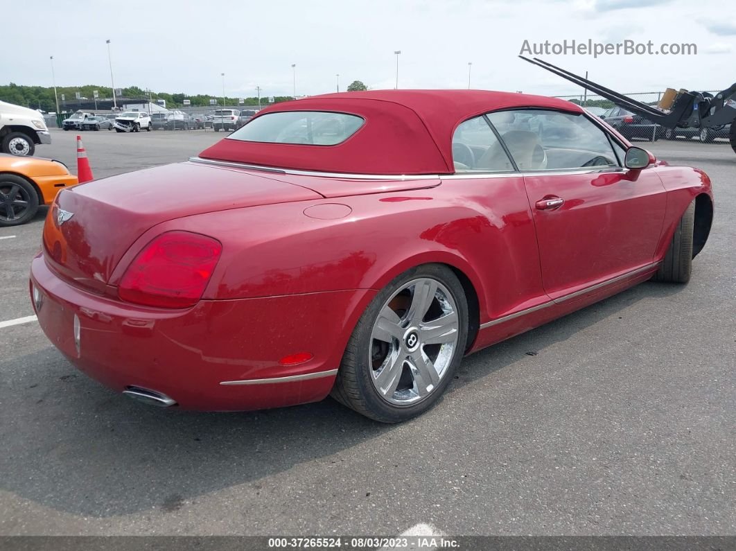 2007 Bentley Continental Gt   Red vin: SCBDR33W07C044178