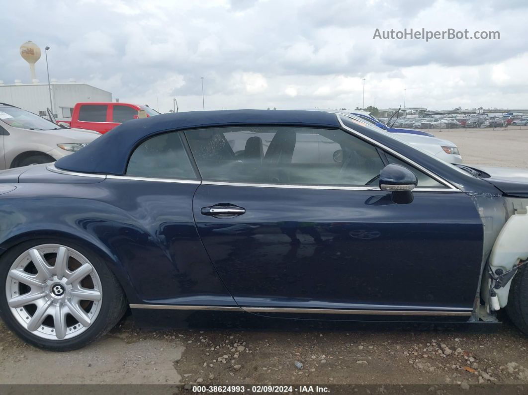 2007 Bentley Continental Gtc   Blue vin: SCBDR33W07C045783