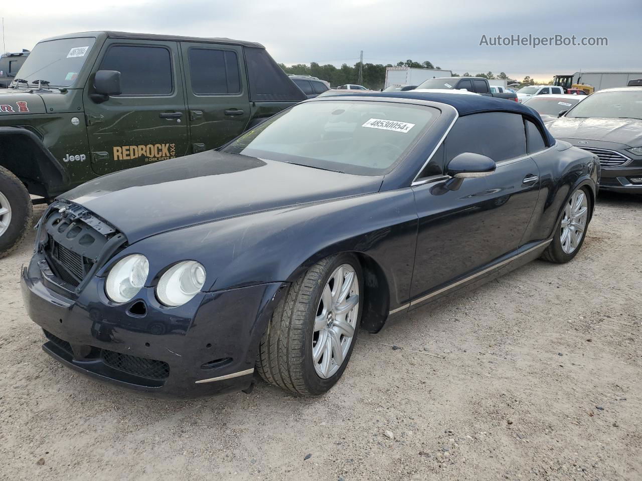 2007 Bentley Continental Gtc Blue vin: SCBDR33W07C045783