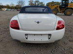 2007 Bentley Continental Gtc Белый vin: SCBDR33W17C043573