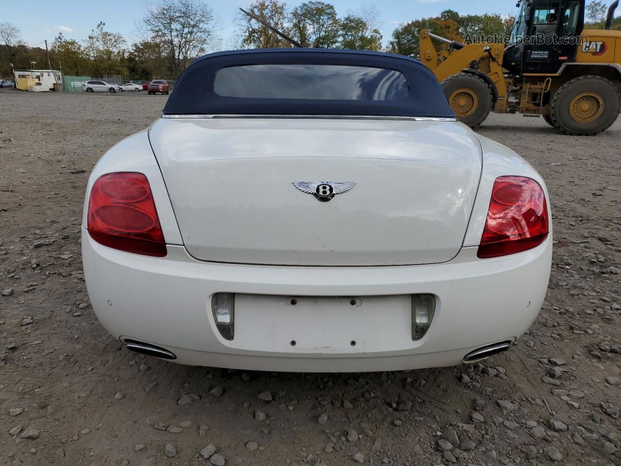 2007 Bentley Continental Gtc White vin: SCBDR33W17C043573