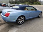 2007 Bentley Continental Gtc Blue vin: SCBDR33W17C046621