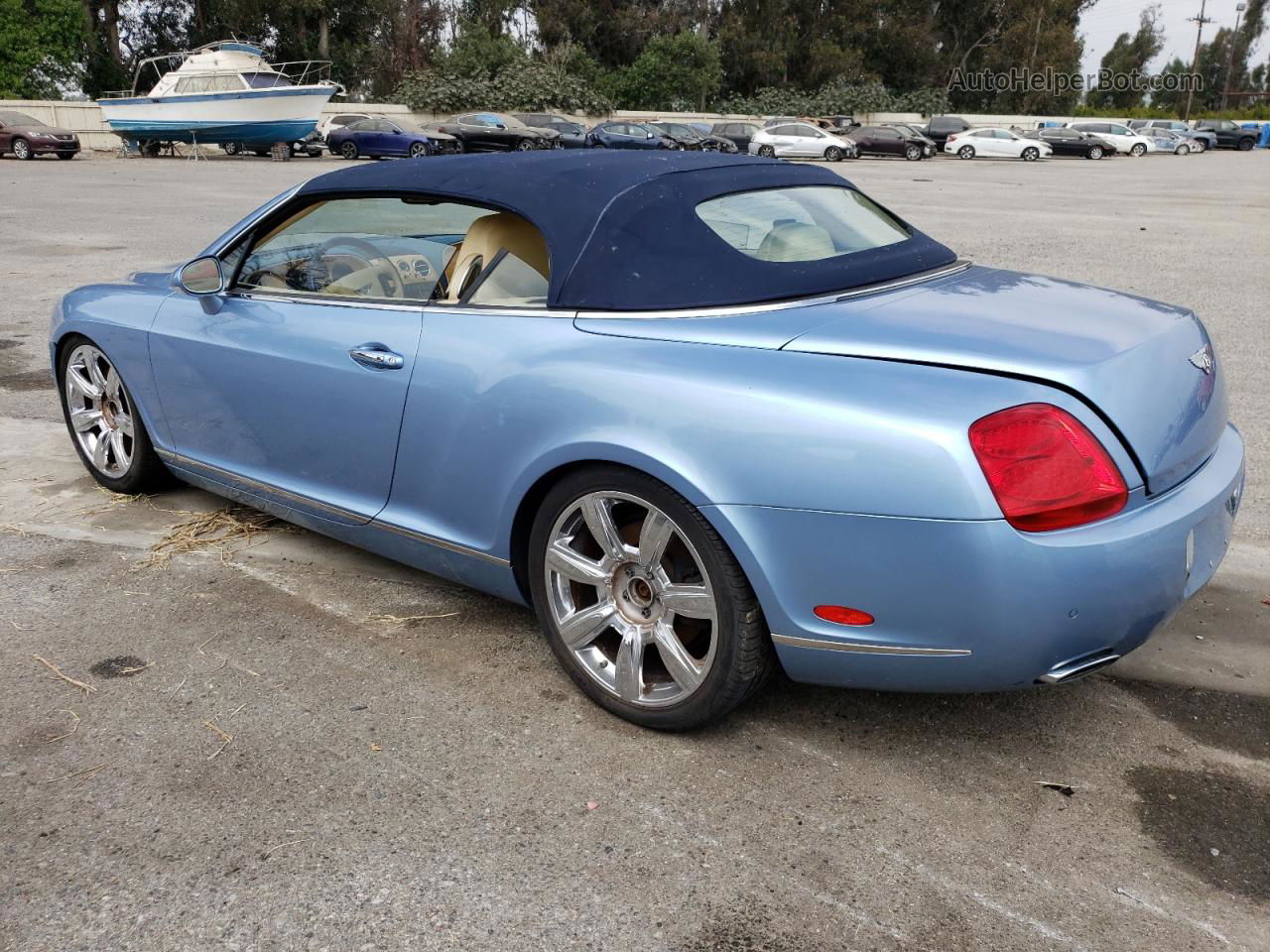 2007 Bentley Continental Gtc Blue vin: SCBDR33W17C046621