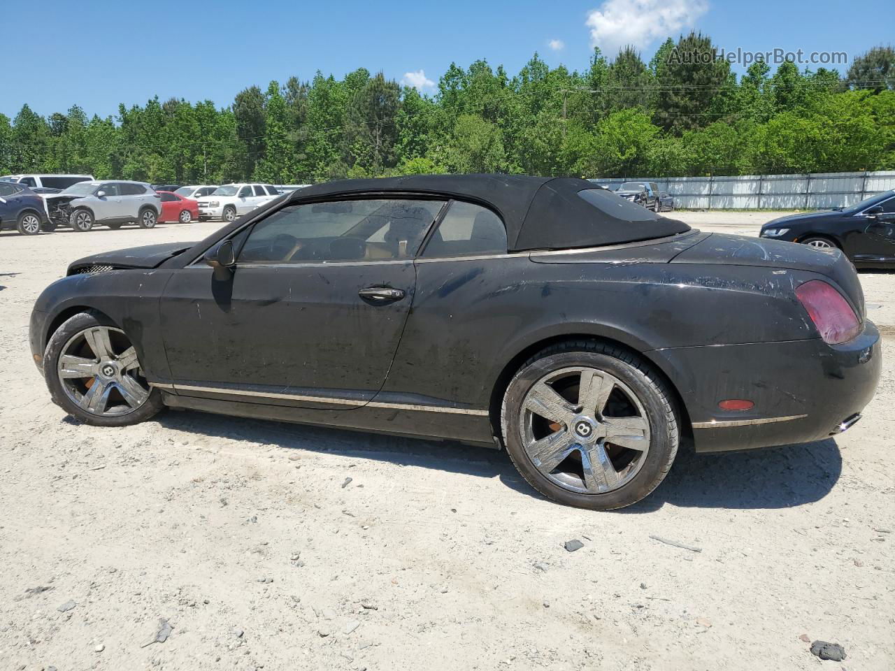 2007 Bentley Continental Gtc Maroon vin: SCBDR33W17C046702