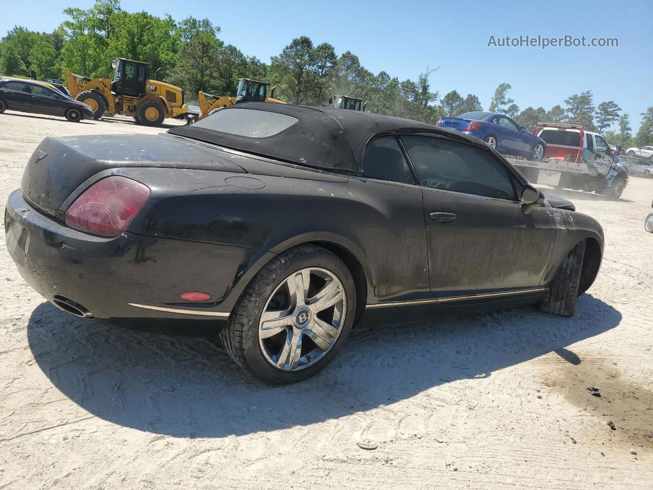 2007 Bentley Continental Gtc Maroon vin: SCBDR33W17C046702