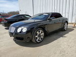 2007 Bentley Continental Gtc Black vin: SCBDR33W27C044599