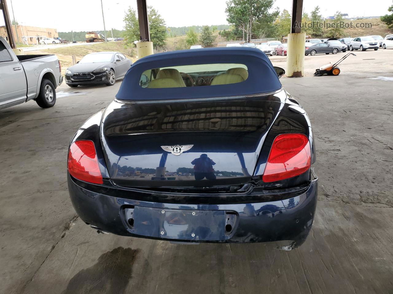 2007 Bentley Continental Gtc Blue vin: SCBDR33W37C047463