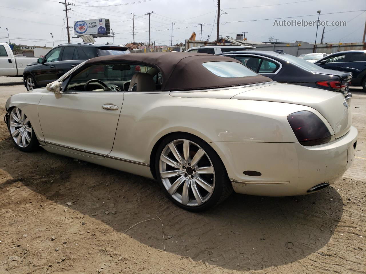 2007 Bentley Continental Gtc Золотой vin: SCBDR33W47C049111