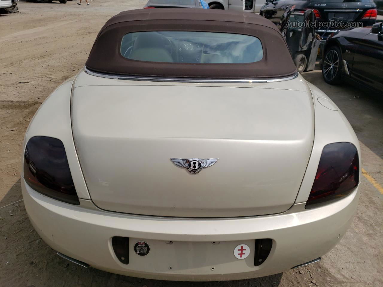 2007 Bentley Continental Gtc Золотой vin: SCBDR33W47C049111