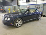 2007 Bentley Continental Gtc Blue vin: SCBDR33W47C049478