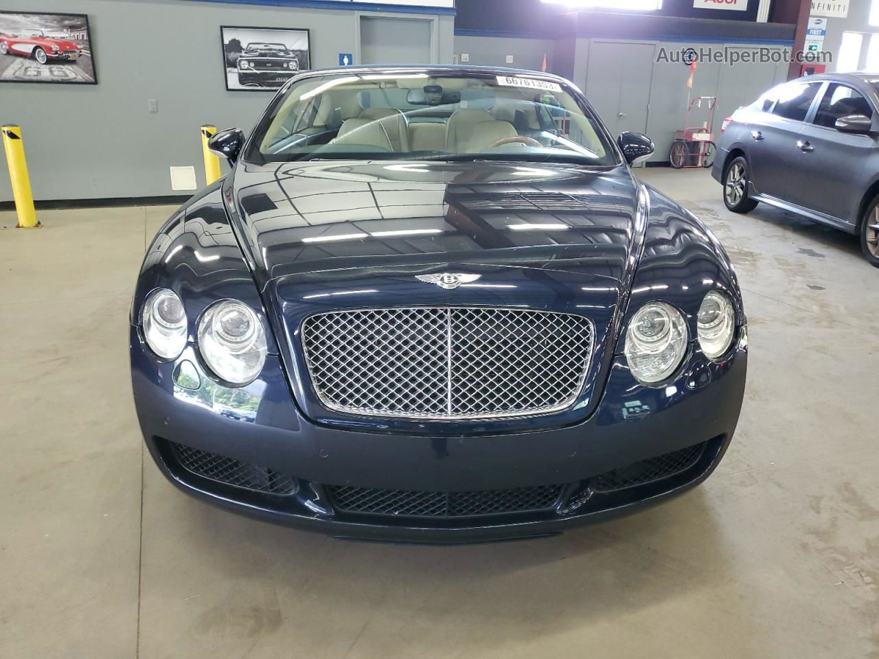 2007 Bentley Continental Gtc Blue vin: SCBDR33W47C049478