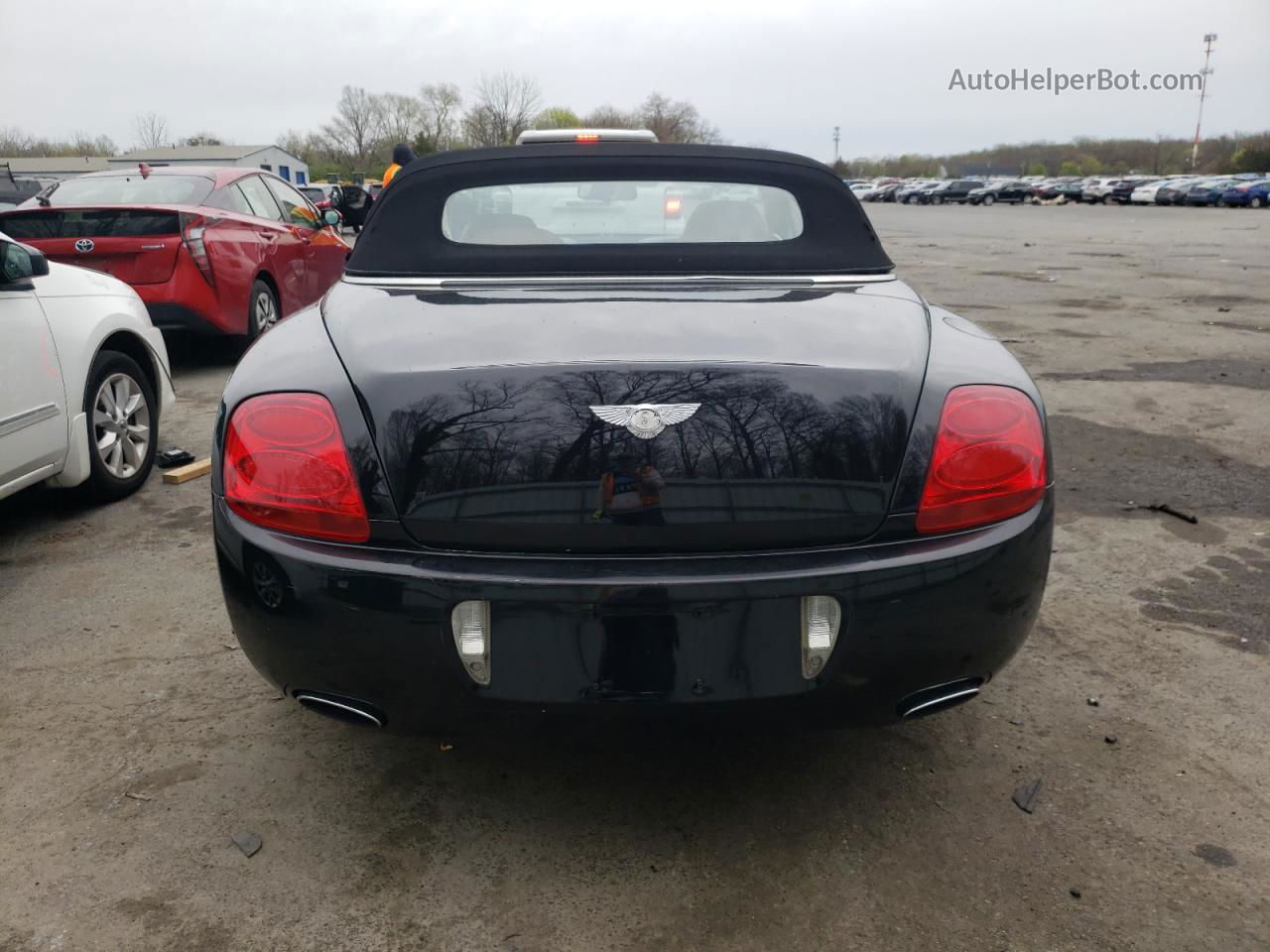 2007 Bentley Continental Gtc Black vin: SCBDR33W57C043429