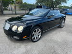 2007 Bentley Continental Gtc Black vin: SCBDR33W57C046007