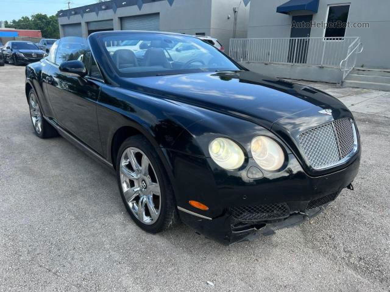 2007 Bentley Continental Gtc Black vin: SCBDR33W57C046007