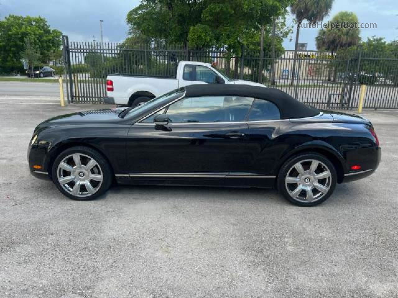 2007 Bentley Continental Gtc Black vin: SCBDR33W57C046007