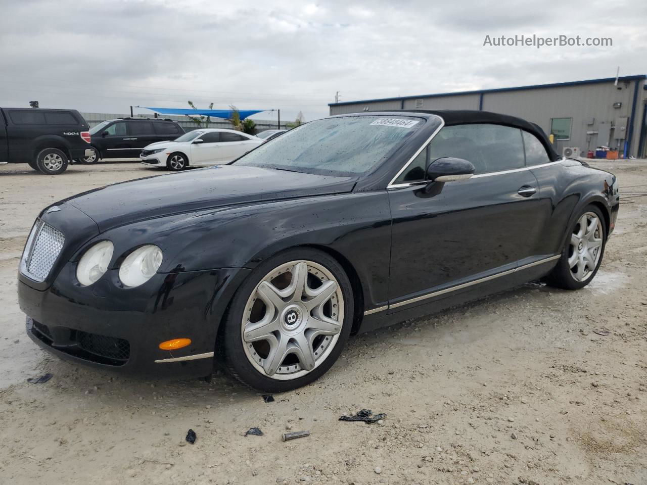 2007 Bentley Continental Gtc Black vin: SCBDR33W67C043231