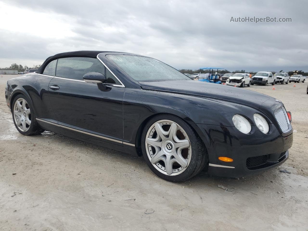 2007 Bentley Continental Gtc Black vin: SCBDR33W67C043231