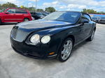 2007 Bentley Continental Gtc Black vin: SCBDR33W67C043231