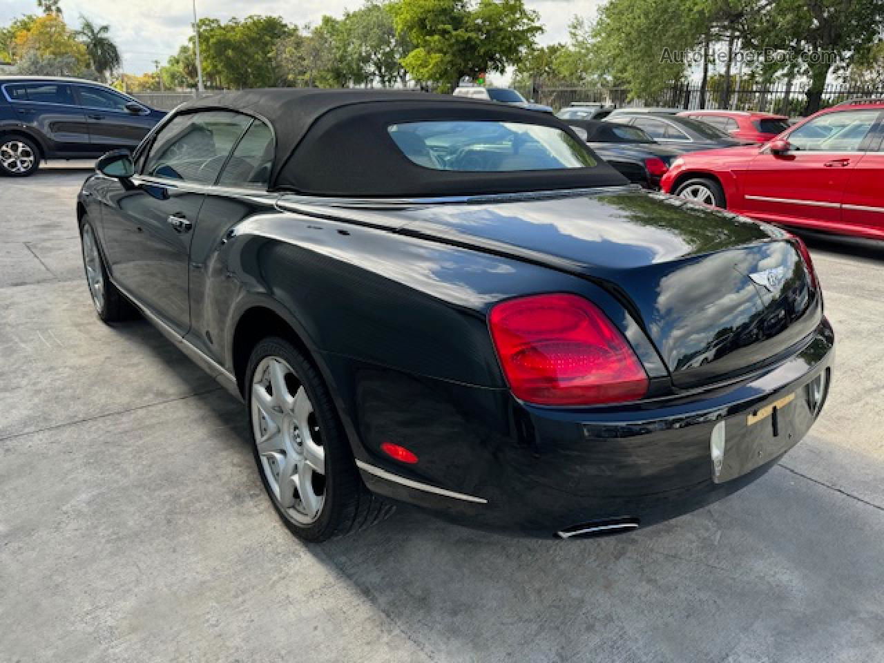 2007 Bentley Continental Gtc Black vin: SCBDR33W67C043231