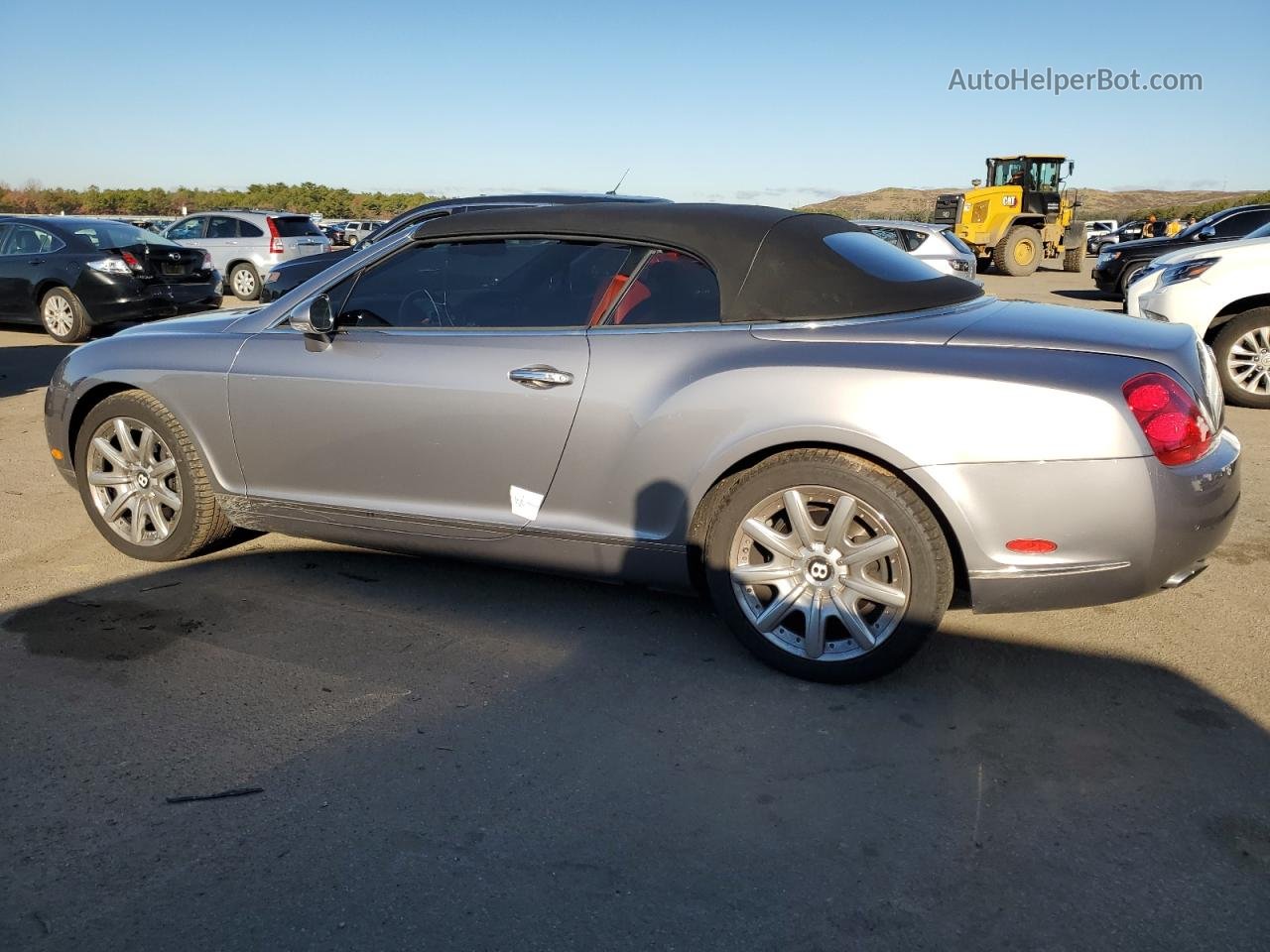 2007 Bentley Continental Gtc Silver vin: SCBDR33W67C047621