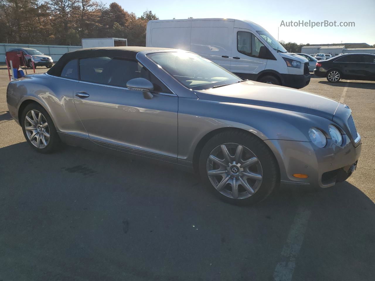 2007 Bentley Continental Gtc Silver vin: SCBDR33W67C047621