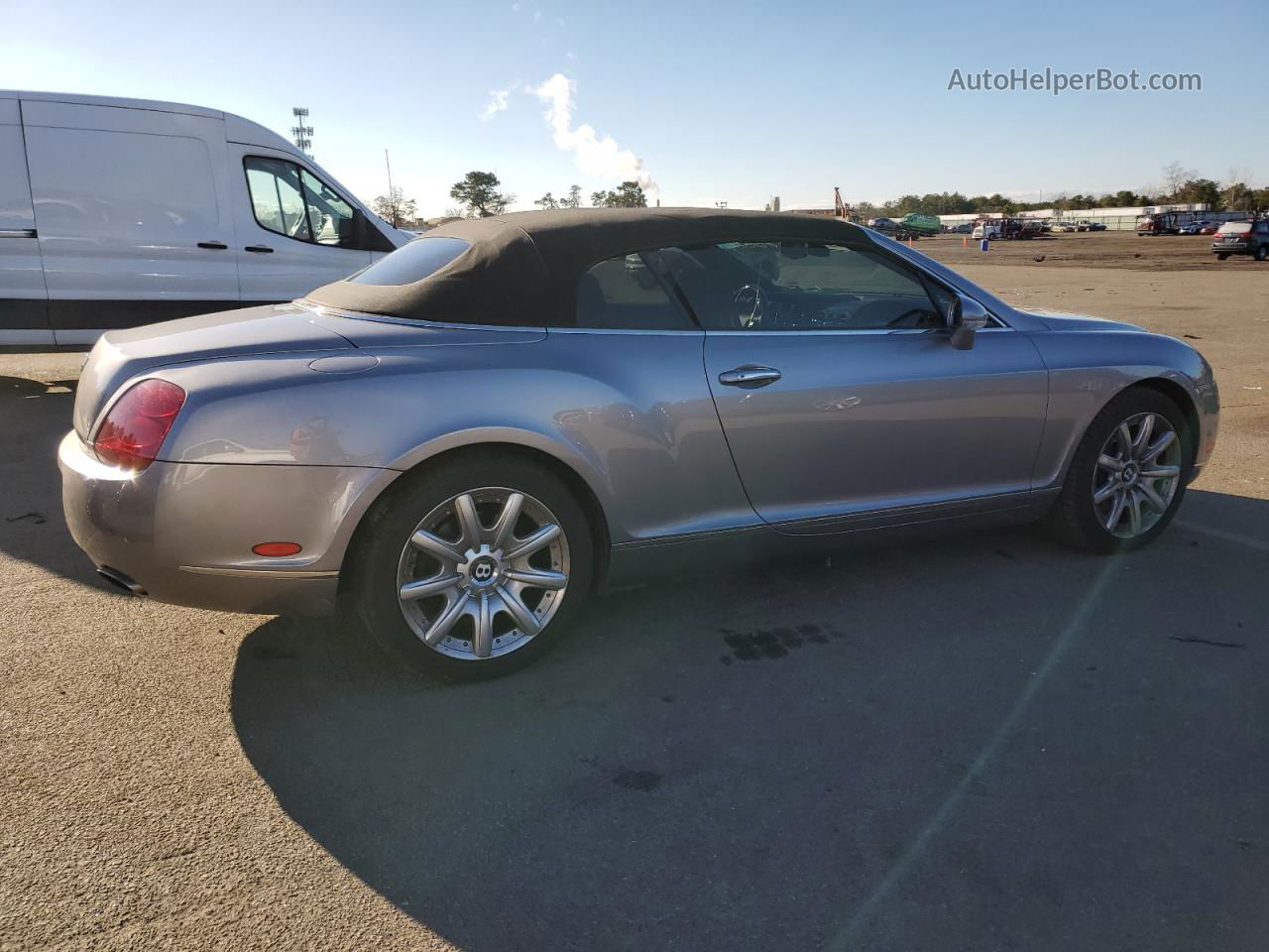 2007 Bentley Continental Gtc Silver vin: SCBDR33W67C047621