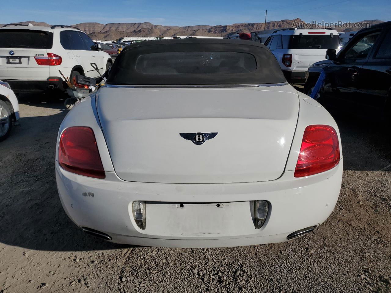 2007 Bentley Continental Gtc Белый vin: SCBDR33W77C045831