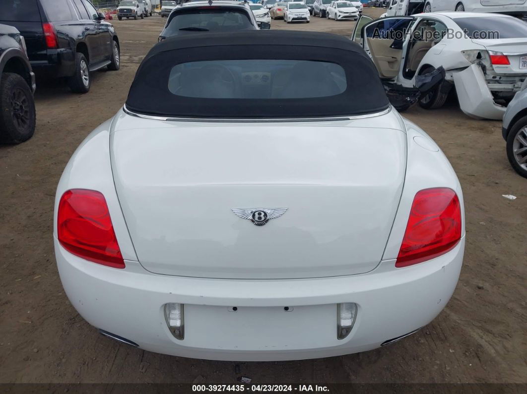 2007 Bentley Continental Gtc   White vin: SCBDR33W77C045831