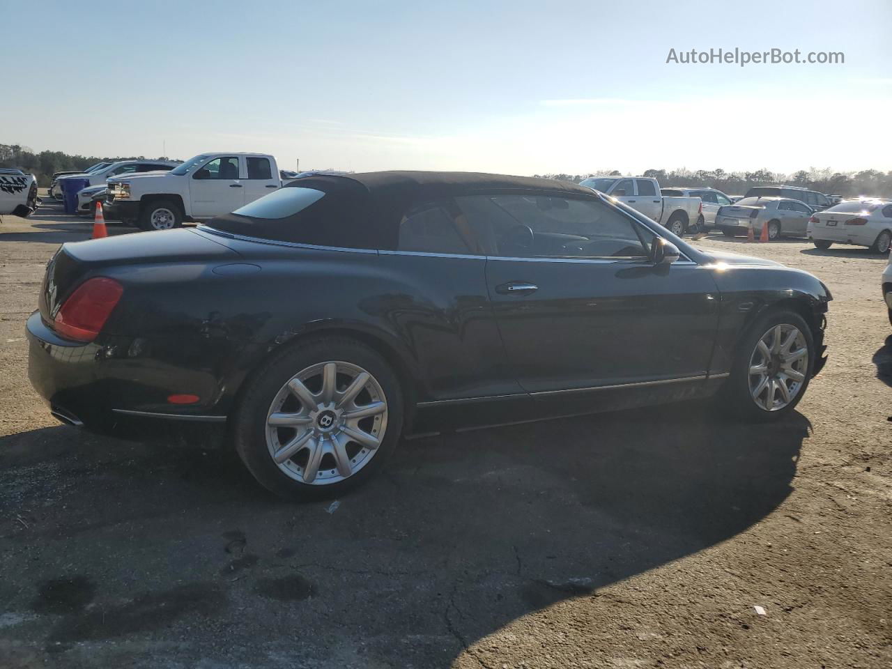 2007 Bentley Continental Gtc Black vin: SCBDR33W77C049586