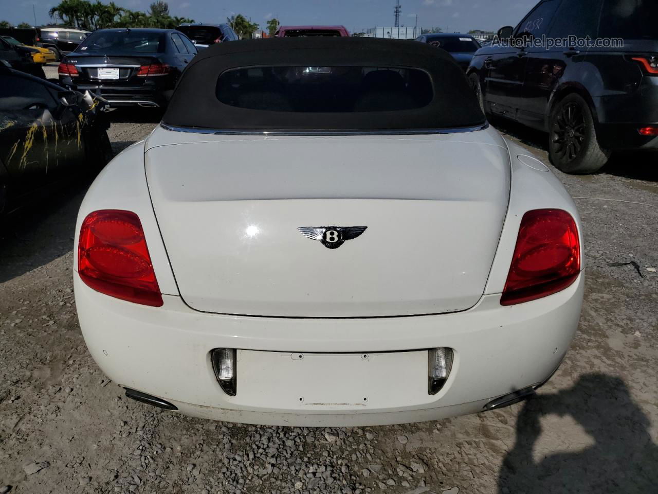 2007 Bentley Continental Gtc White vin: SCBDR33W87C045644