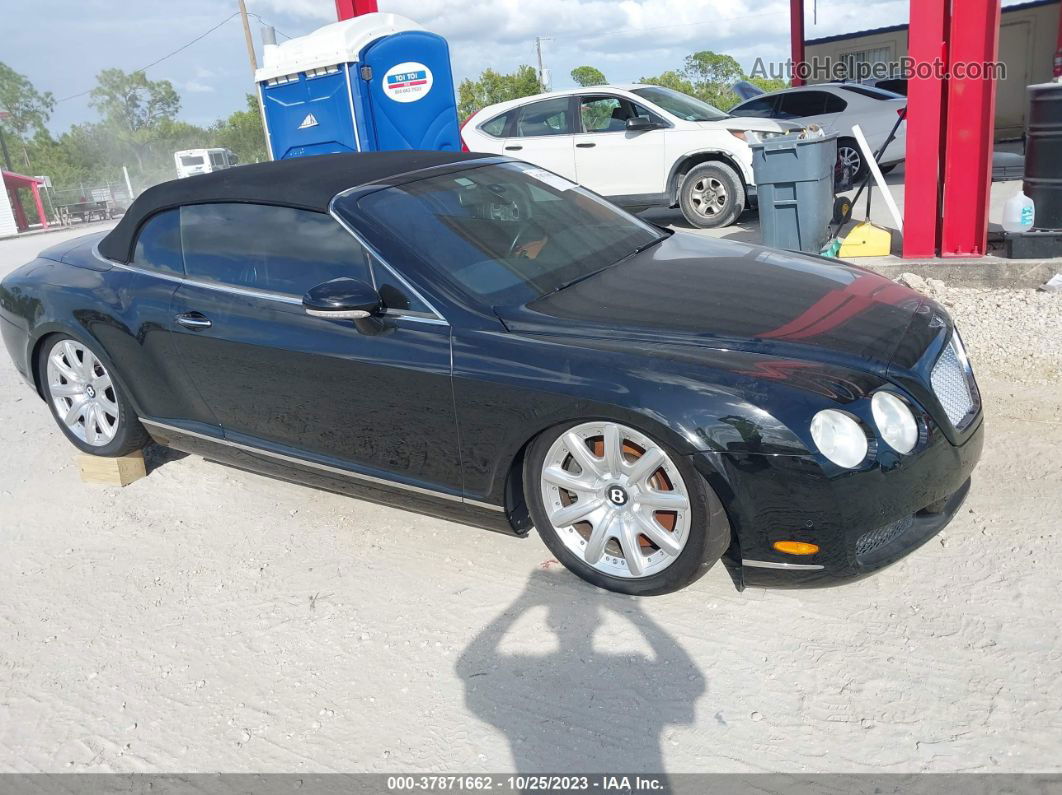 2007 Bentley Continental Gtc Black vin: SCBDR33W87C046664