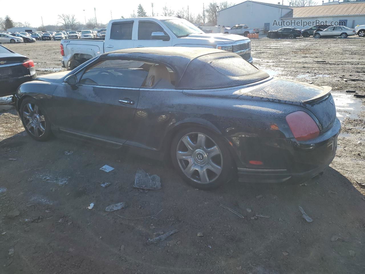 2007 Bentley Continental Gtc Black vin: SCBDR33W87C048673