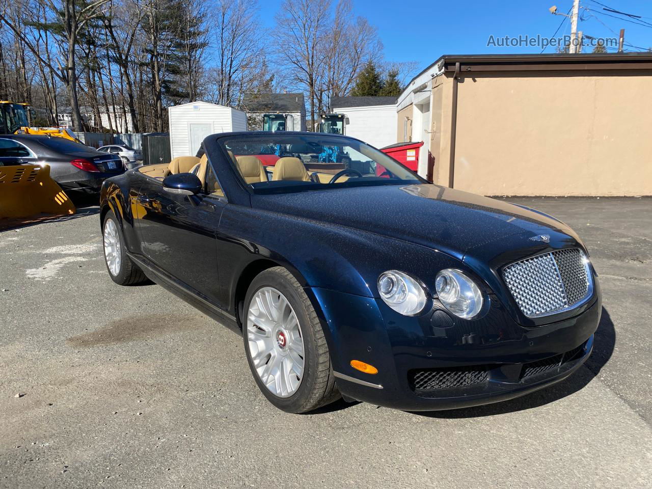 2007 Bentley Continental Gtc Blue vin: SCBDR33WX7C047878