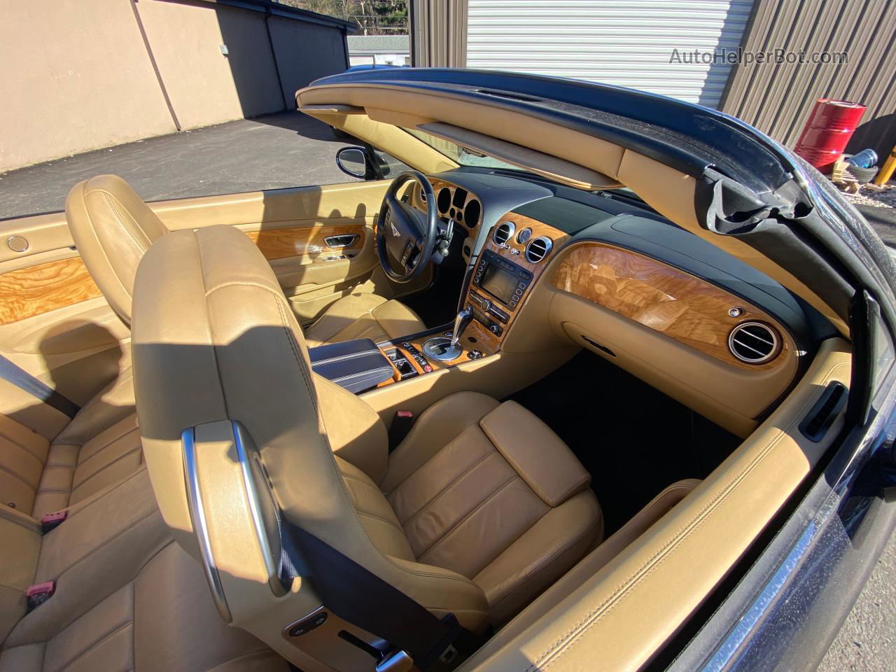 2007 Bentley Continental Gtc Синий vin: SCBDR33WX7C047878