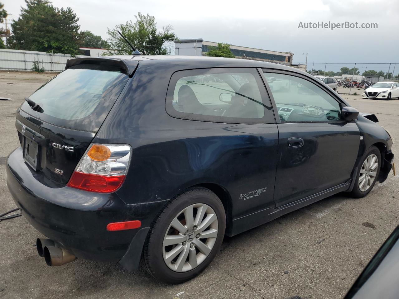 2005 Honda Civic Si Black vin: SHHEP33505U501388