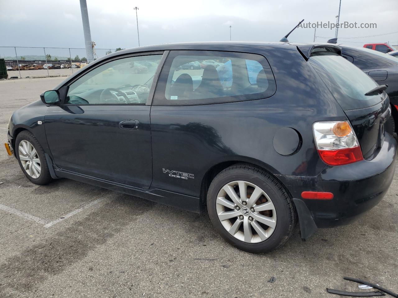 2005 Honda Civic Si Black vin: SHHEP33505U501388