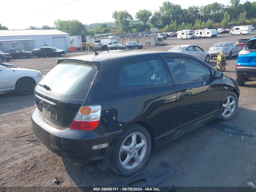 2004 Honda Civic Si Black vin: SHHEP33514U503147