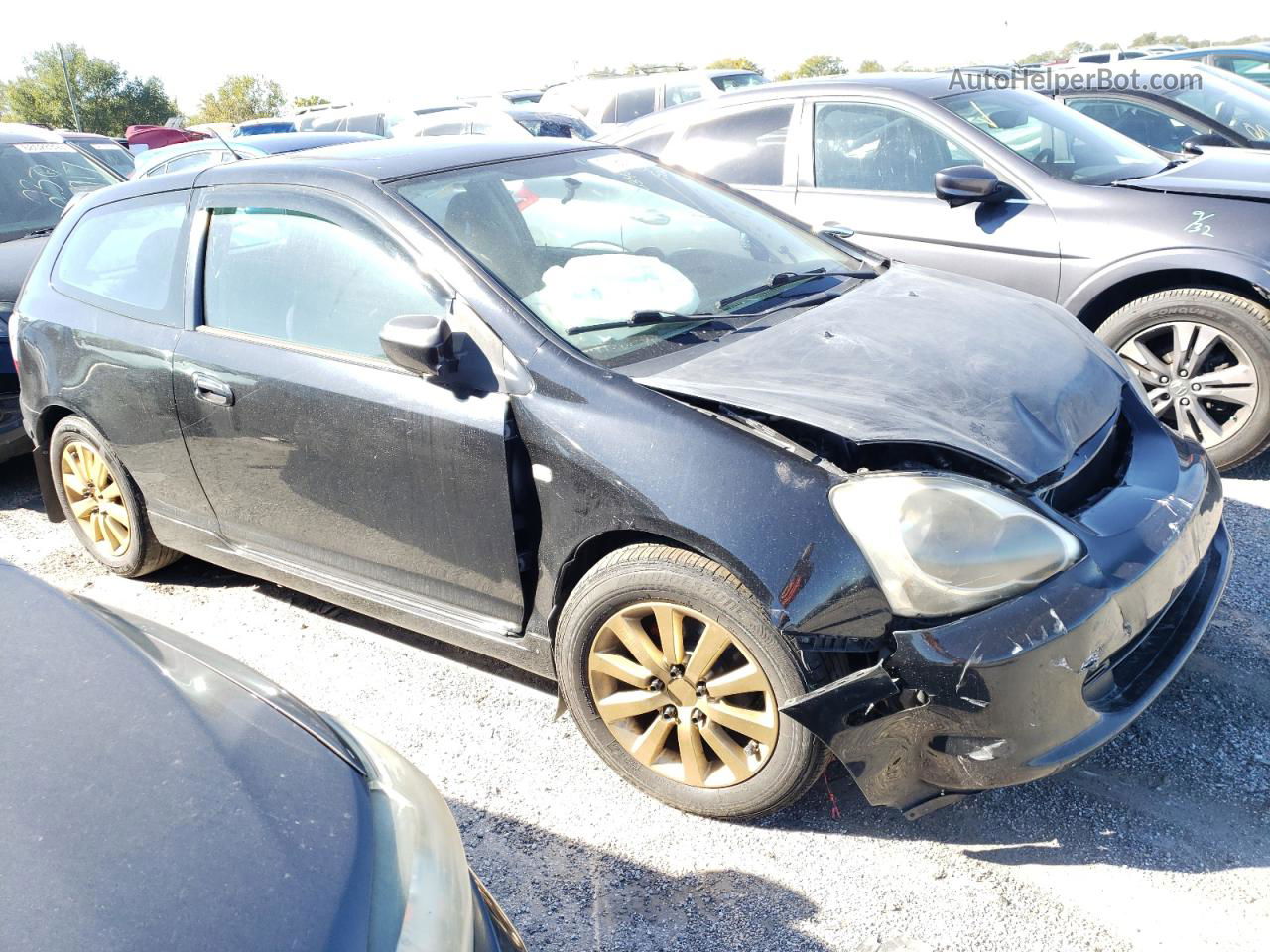 2004 Honda Civic Si Black vin: SHHEP33514U503469