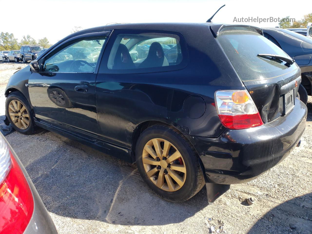 2004 Honda Civic Si Black vin: SHHEP33514U503469