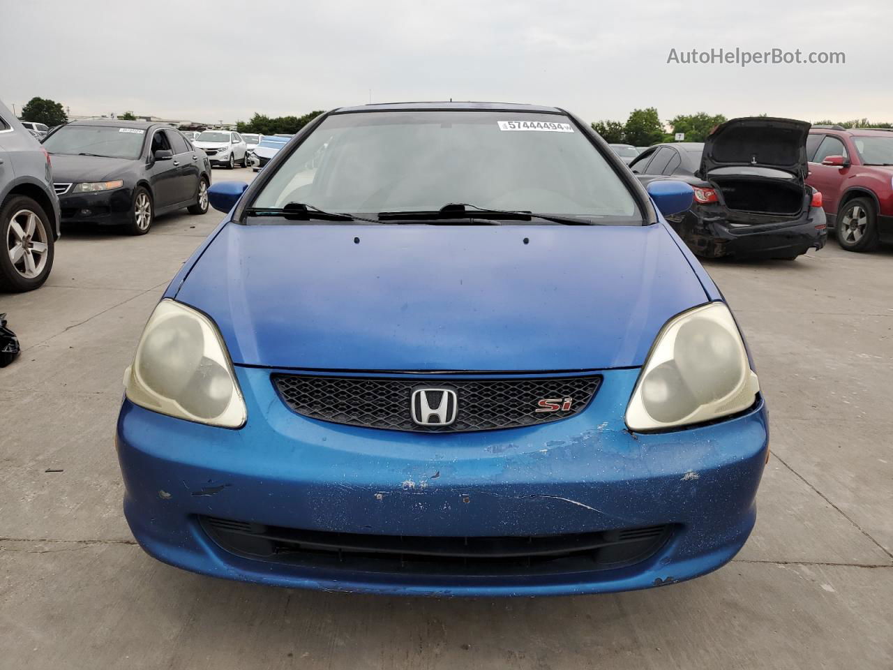 2005 Honda Civic Si Blue vin: SHHEP33545U501183