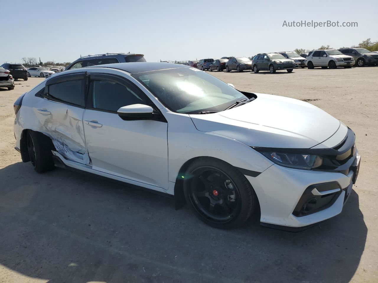 2020 Honda Civic Sport White vin: SHHFK7G46LU224464