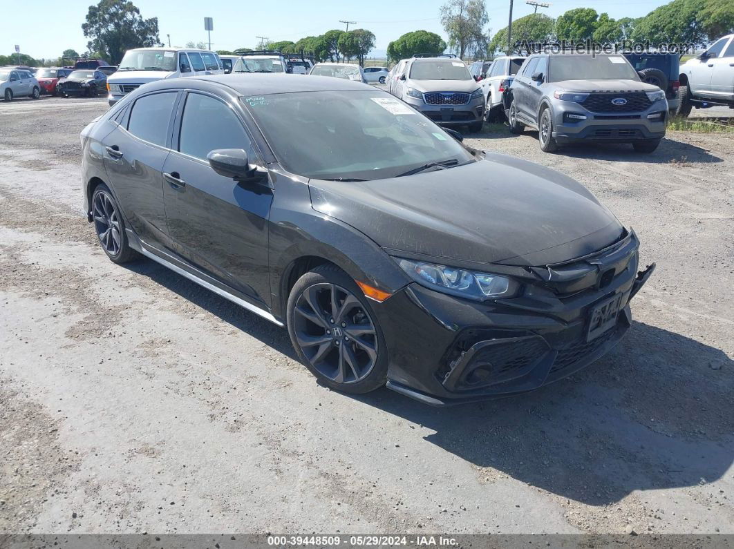 2017 Honda Civic Sport Black vin: SHHFK7G47HU234735