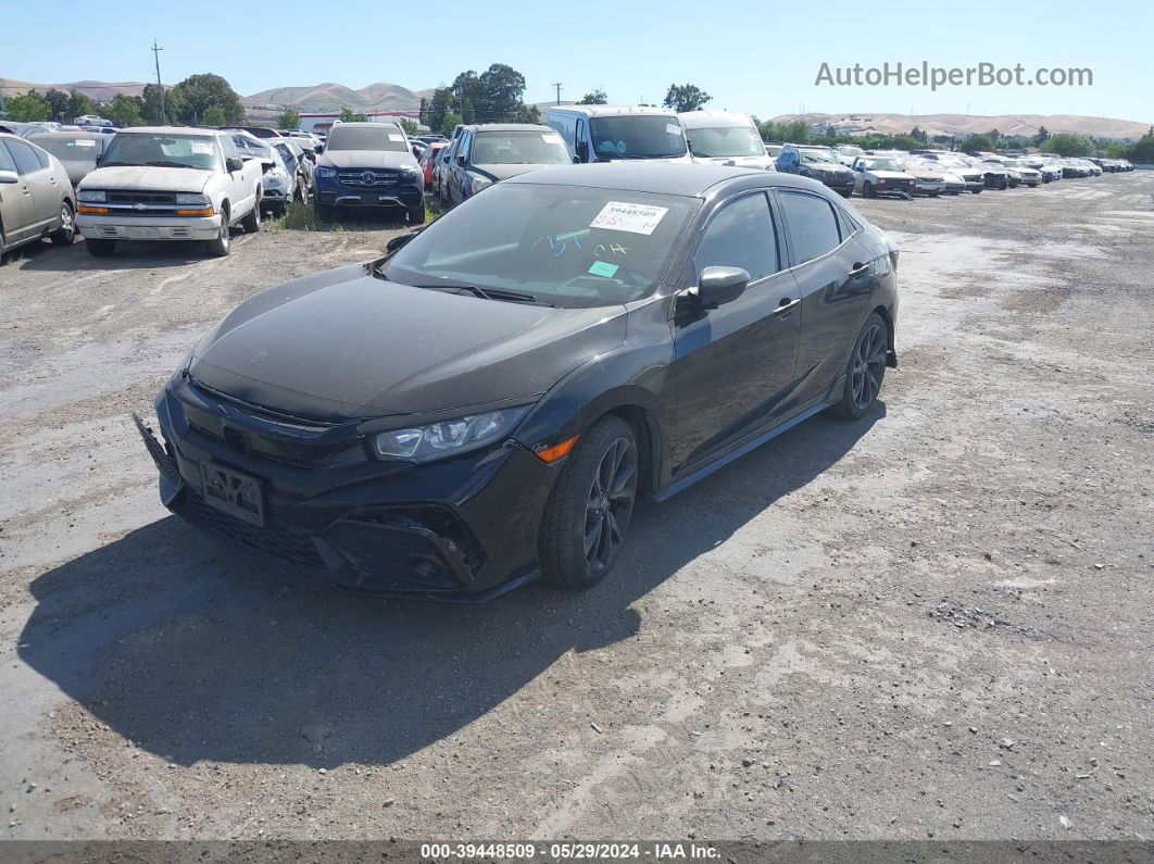 2017 Honda Civic Sport Black vin: SHHFK7G47HU234735