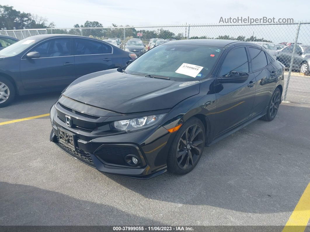 2019 Honda Civic Sport Black vin: SHHFK7G49KU203462