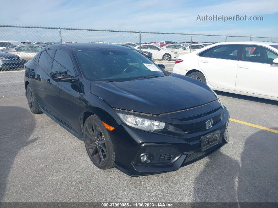 2019 Honda Civic Sport Black vin: SHHFK7G49KU203462