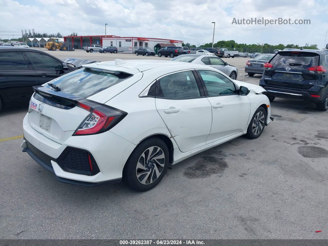 2017 Honda Civic Lx White vin: SHHFK7H24HU223009