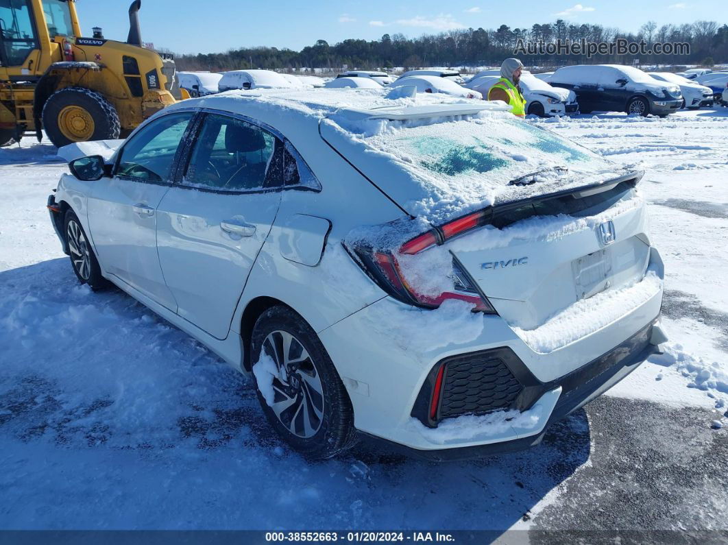 2017 Honda Civic Lx White vin: SHHFK7H25HU428337